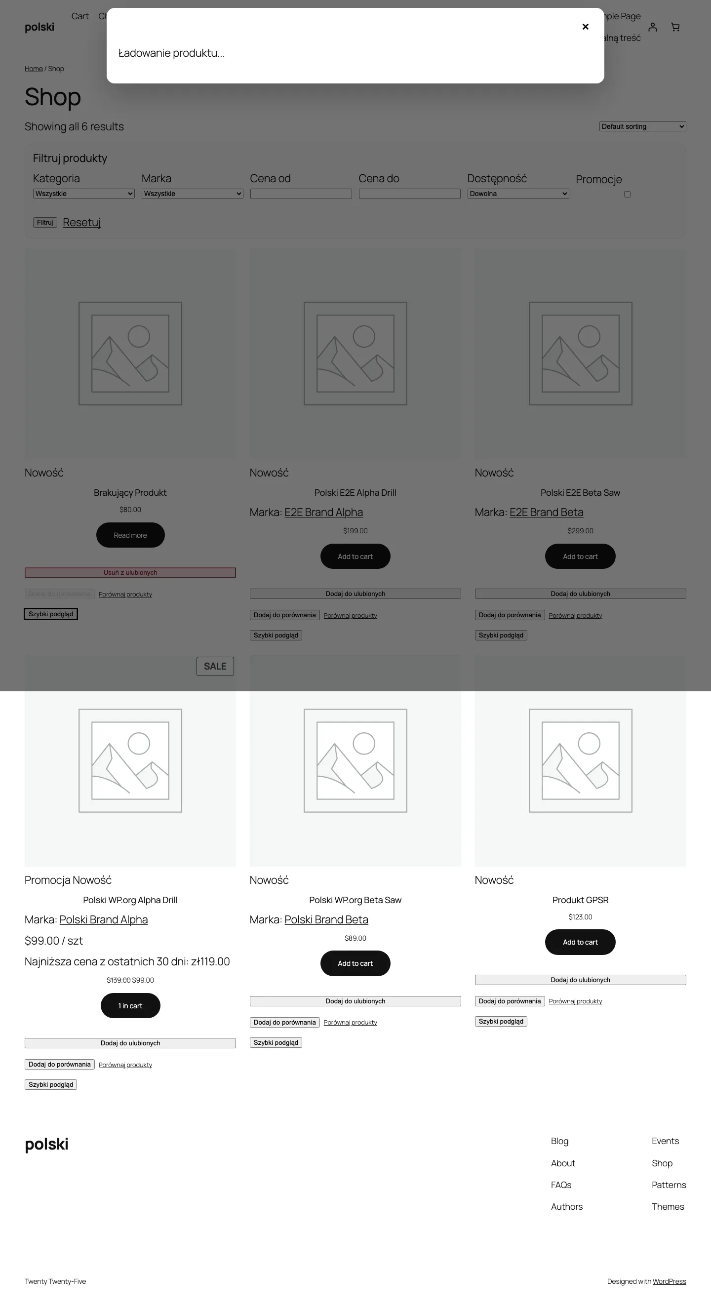 Porównywarka produktów, lista życzeń i filtry na stronie sklepu
